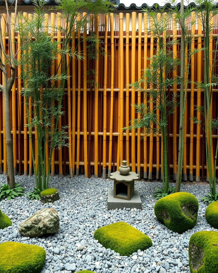 Bamboo Fencing for Privacy - 25 Zen Garden Ideas