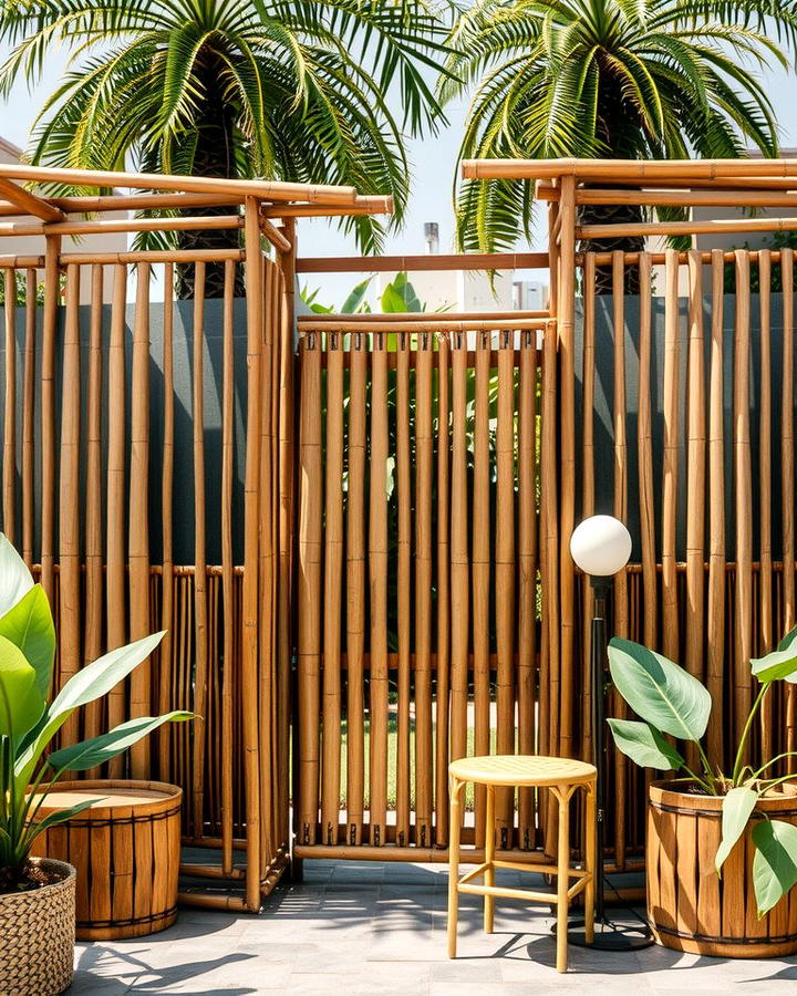 Bamboo Fencing - 25 Outdoor Privacy Screen Ideas