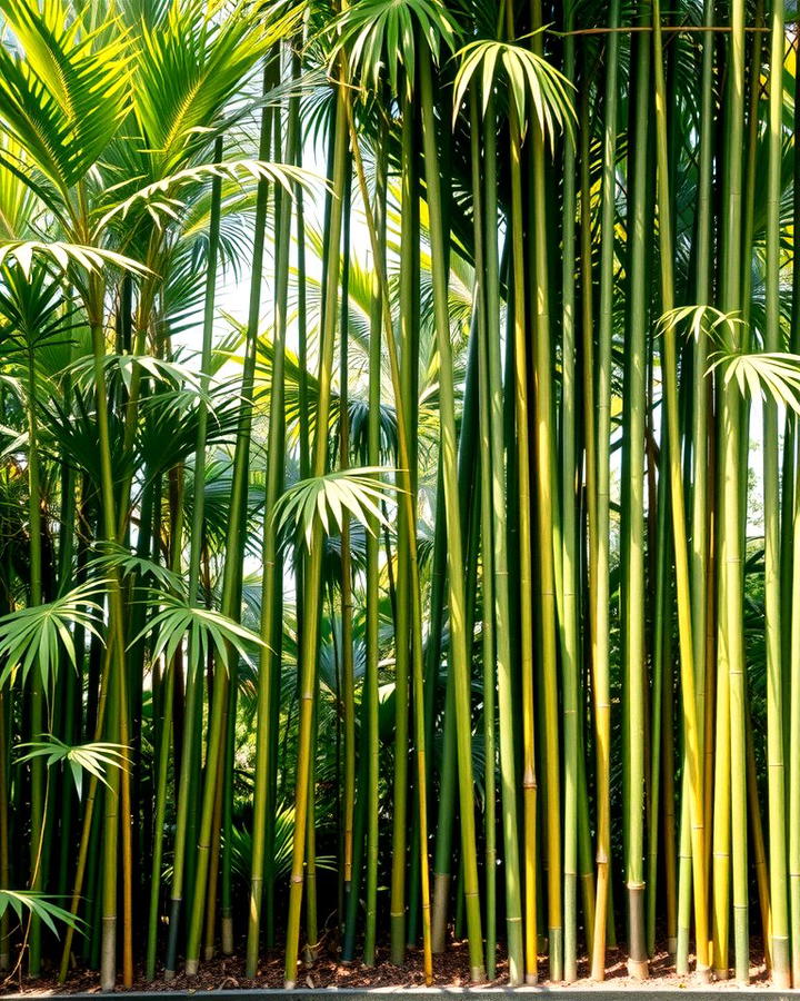 Bamboo Privacy Screens 2 - 25 Tropical Garden Ideas