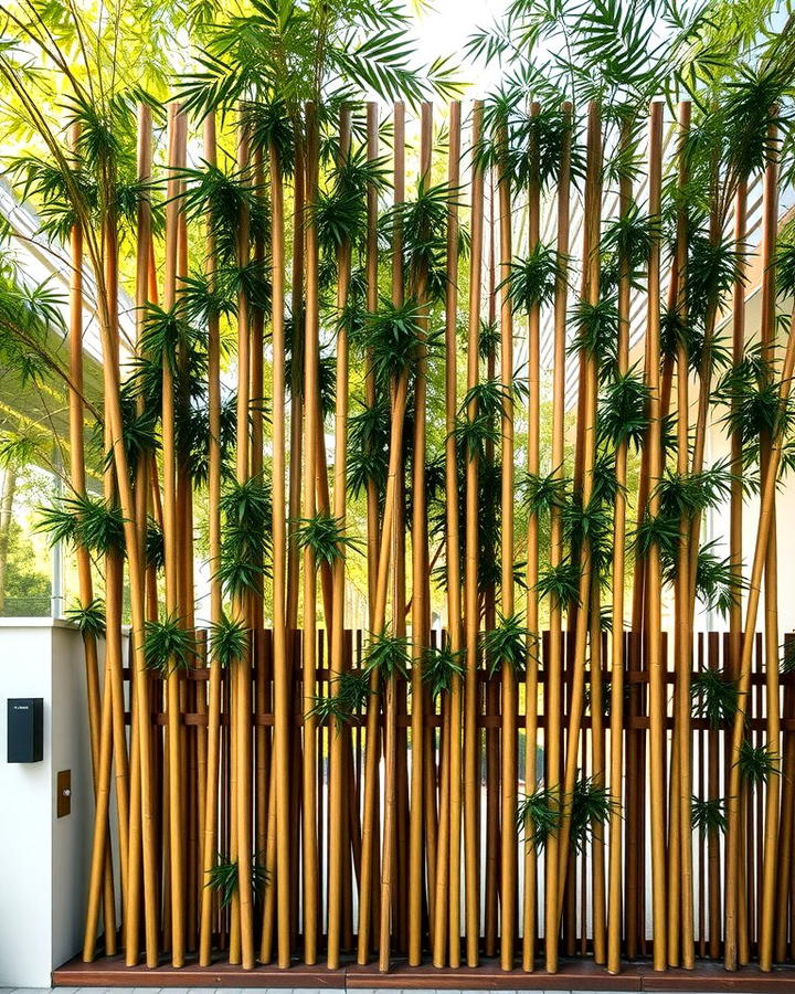 Bamboo Privacy Screens - 30 Asian Landscaping Ideas