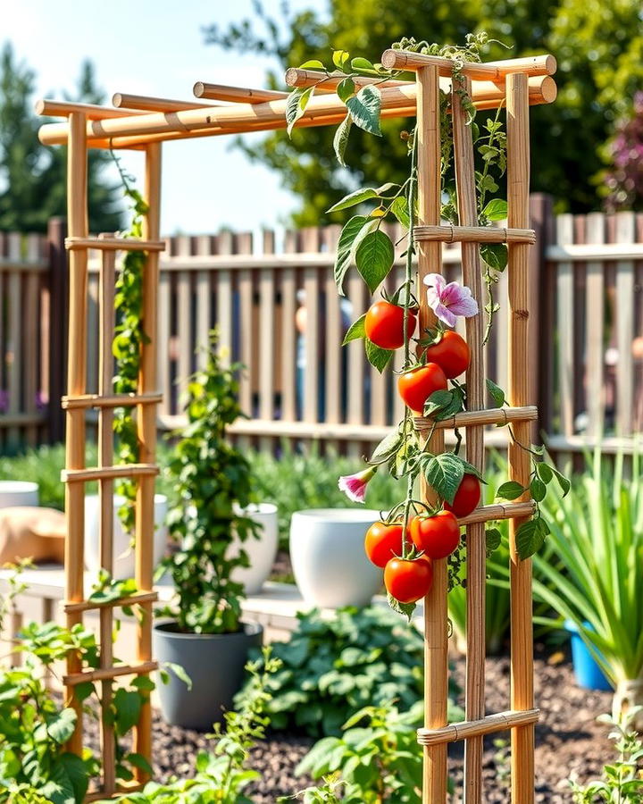 Bamboo Trellis - 25 Trellis Ideas