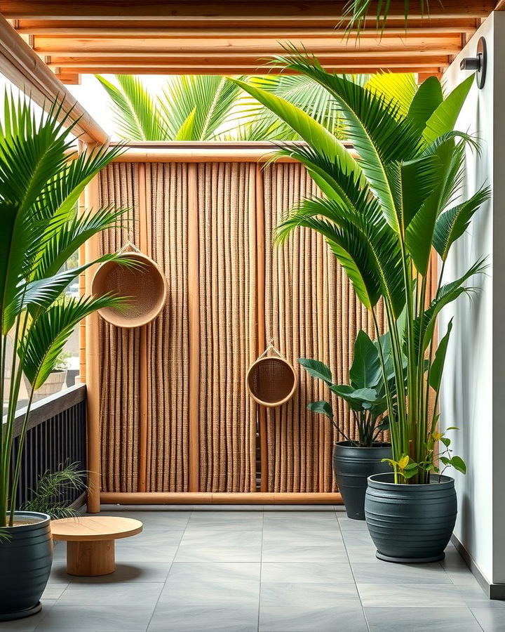 Bamboo Walls - 25 Patio Wall Ideas