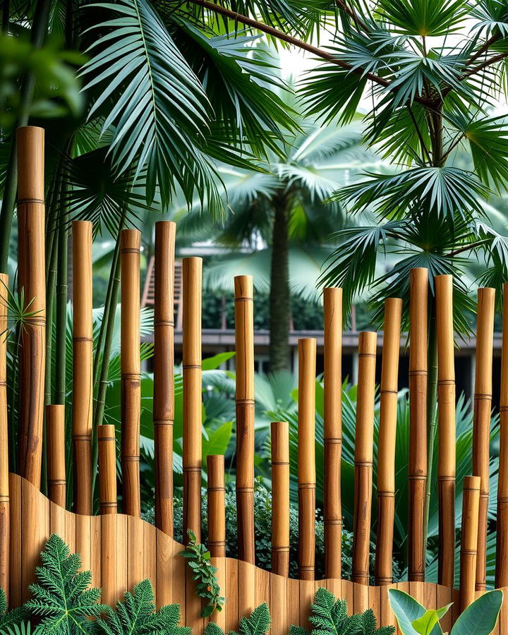 Bamboo Wood Fence - 25 Wood Fence Ideas