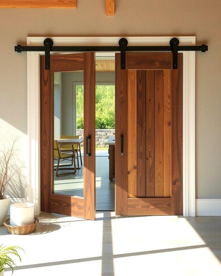 Barn Style Patio Doors - 25 Patio Door Ideas