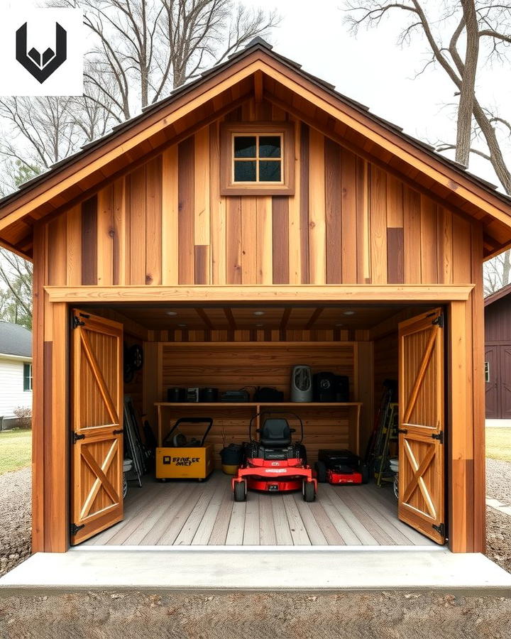 Barn Style Wood Shed - 25 wood shed ideas