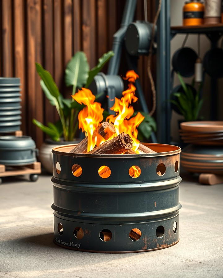 Barrel Style Fire Pit - 25 Wood Burning Fire Pit Ideas