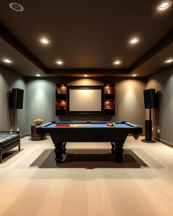 Basement Pool Table Retreats - 25 Pool Table Room Ideas