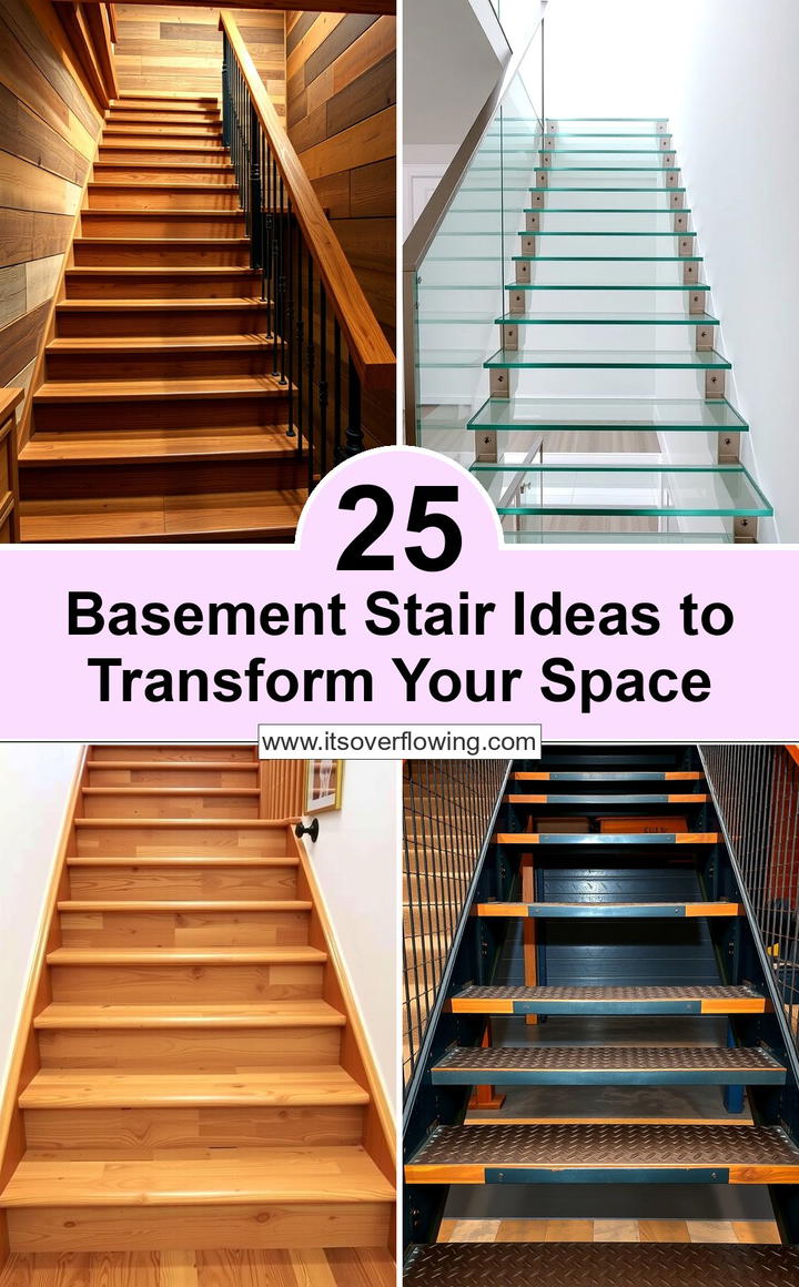 Basement Stair Ideas to Transform Your Space