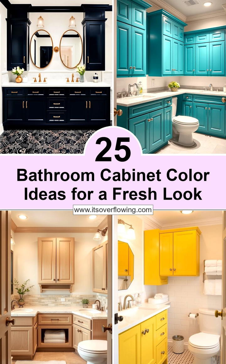 Bathroom Cabinet Color Ideas for a Fresh Look