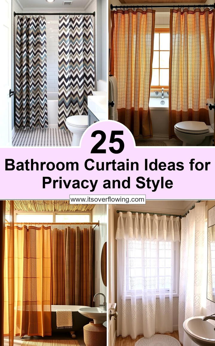 Bathroom Curtain Ideas for Privacy and Style