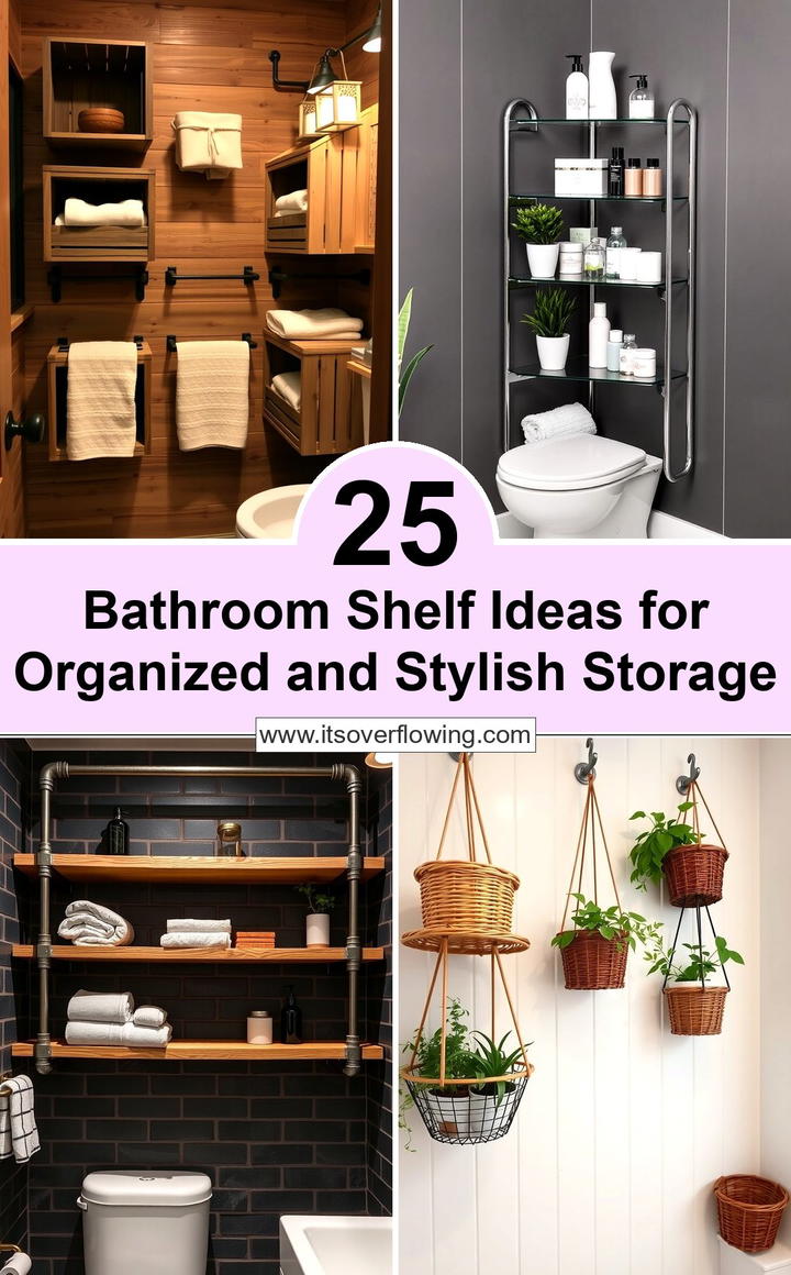 Bathroom Shelf Ideas for Organized and Stylish Storage