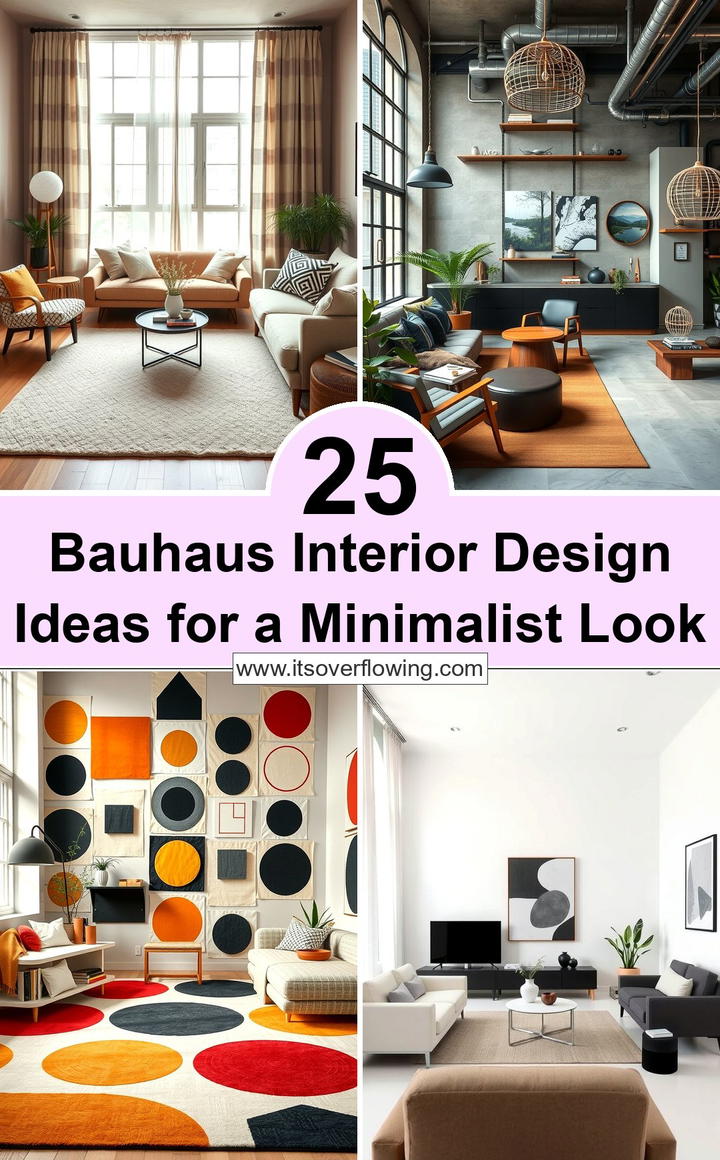 Bauhaus Interior Design Ideas for a Minimalist Look