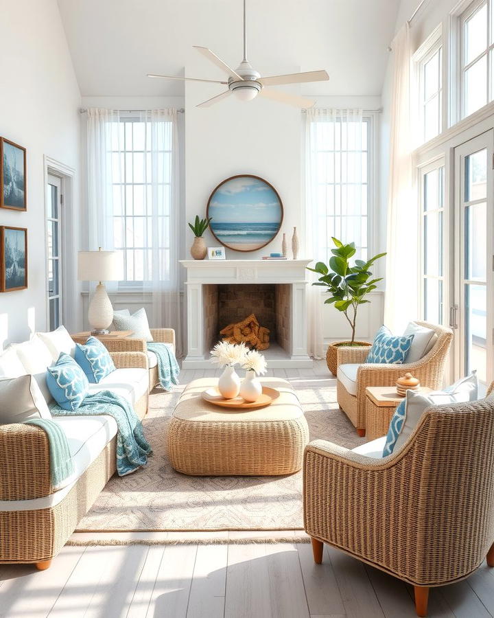 Beachside Bliss - 25 Sunken Living Room Ideas