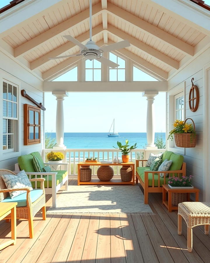 Beachside Bliss - 25 Shed Roof Porch Design Ideas