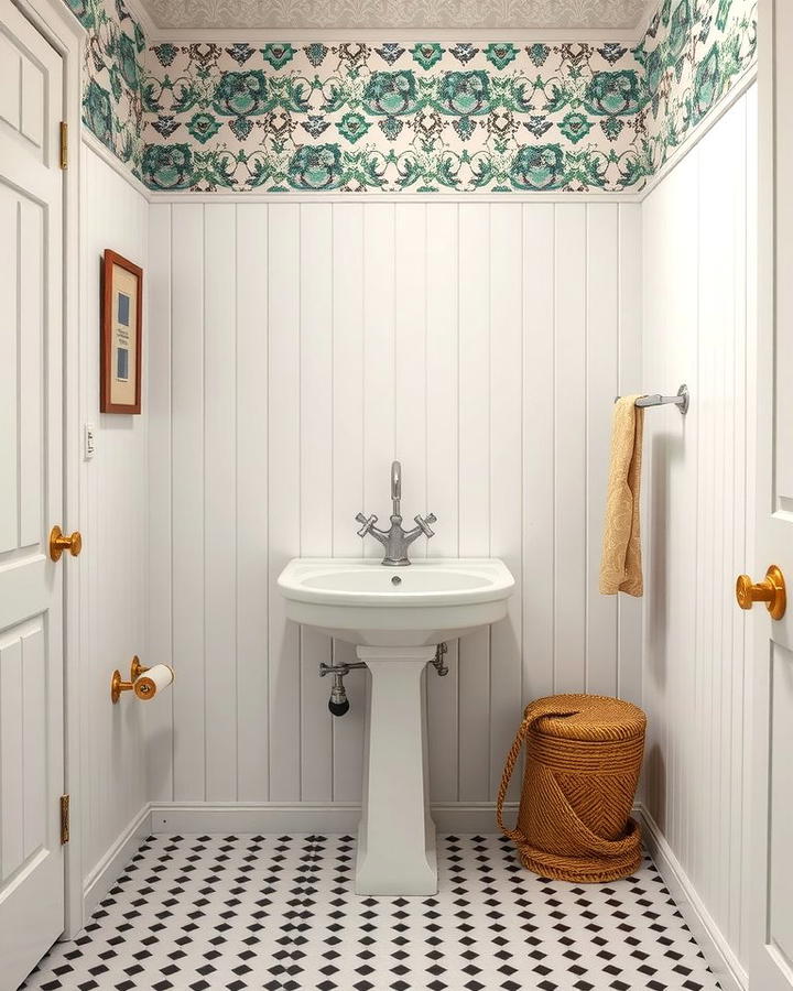 Beadboard Paneling - 25 Vintage Bathroom Ideas