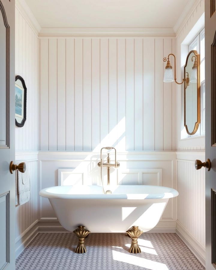 Beadboard Paneling for Rustic Sophistication - 25 Traditional Bathroom Ideas