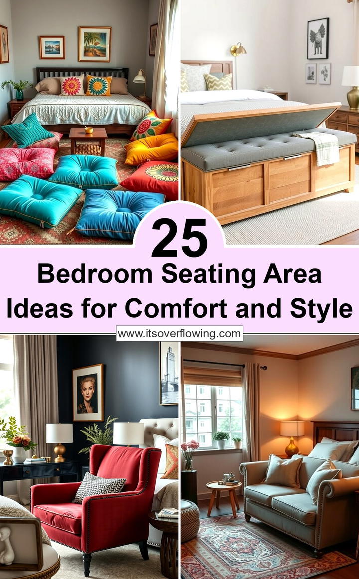 Bedroom Seating Area Ideas for Comfort and Style