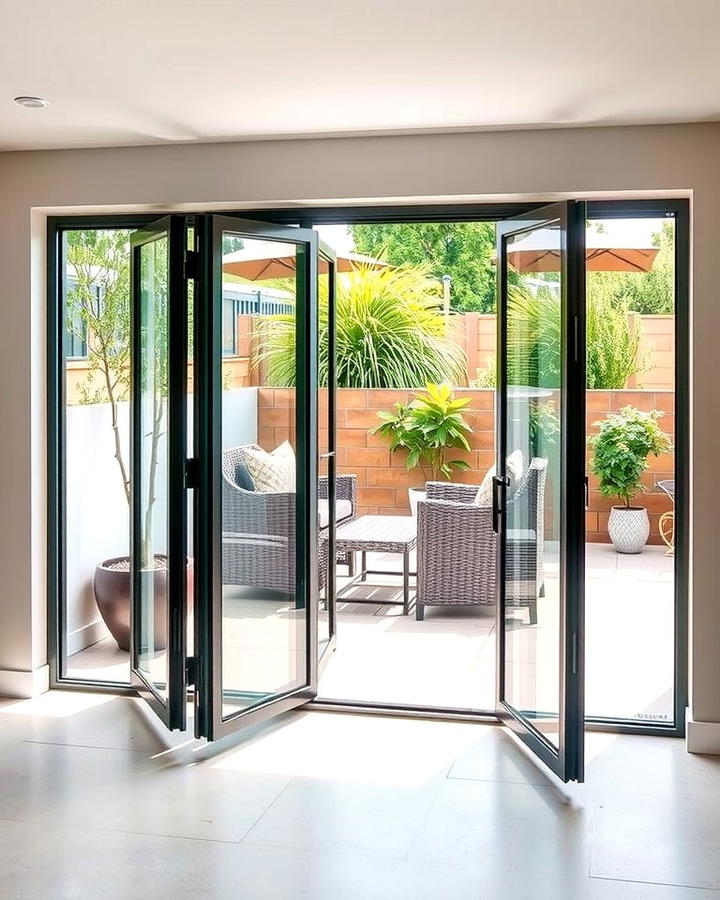 Bi Folding Glass Doors - 25 Patio Door Ideas