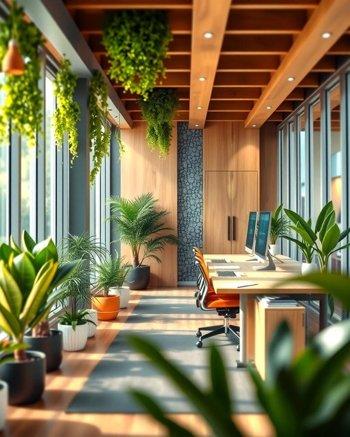 Biophilic Design to Connect with Nature - 25 Office Interior Design Ideas