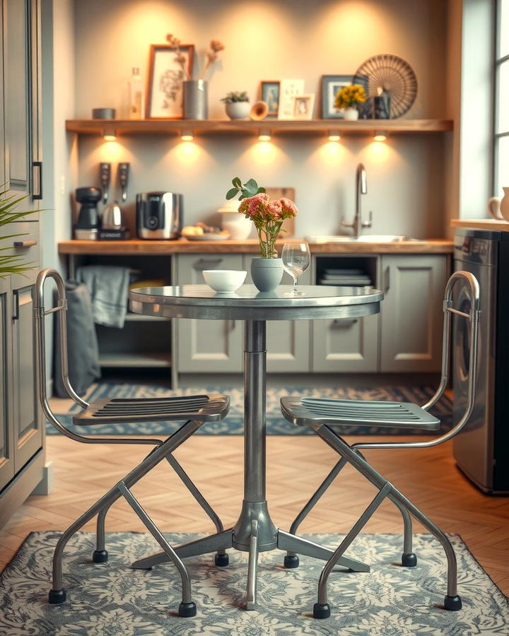 Bistro Style Table - 25 Small Kitchen Table Ideas