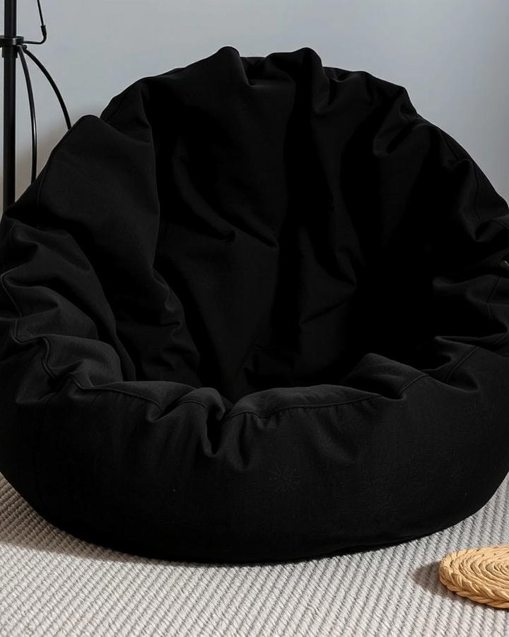 Black Hole Bean Bag - 25 Space-themed Room Ideas