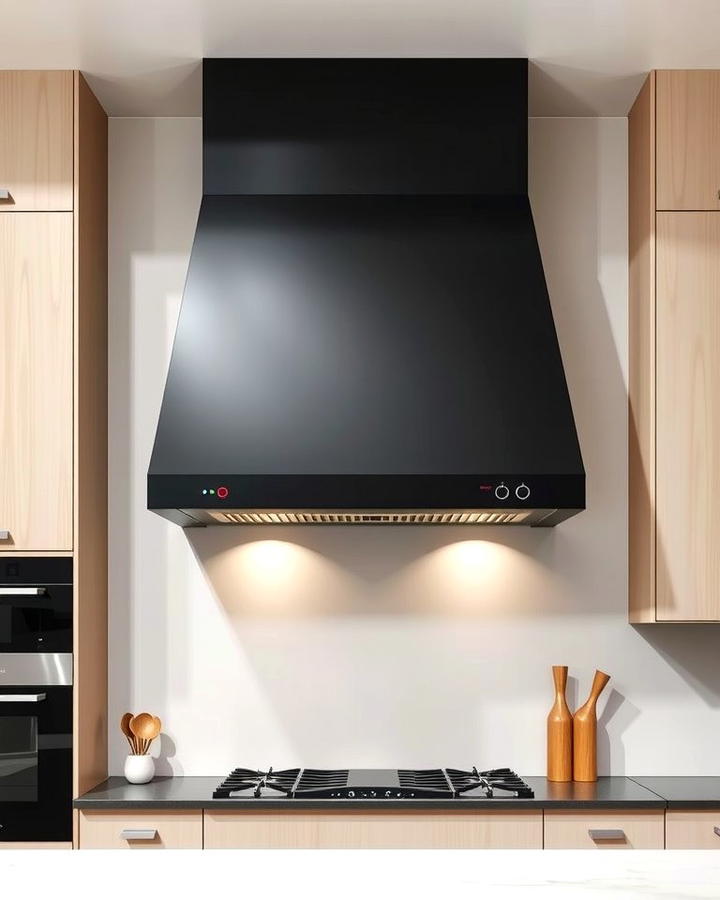 Black Matte Finish Range Hoods - 25 Range Hood Ideas