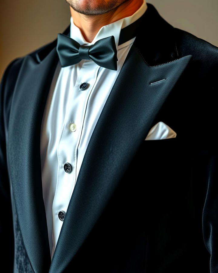 Black Velvet Grooms Jacket - 30 Black-Themed Wedding Ideas