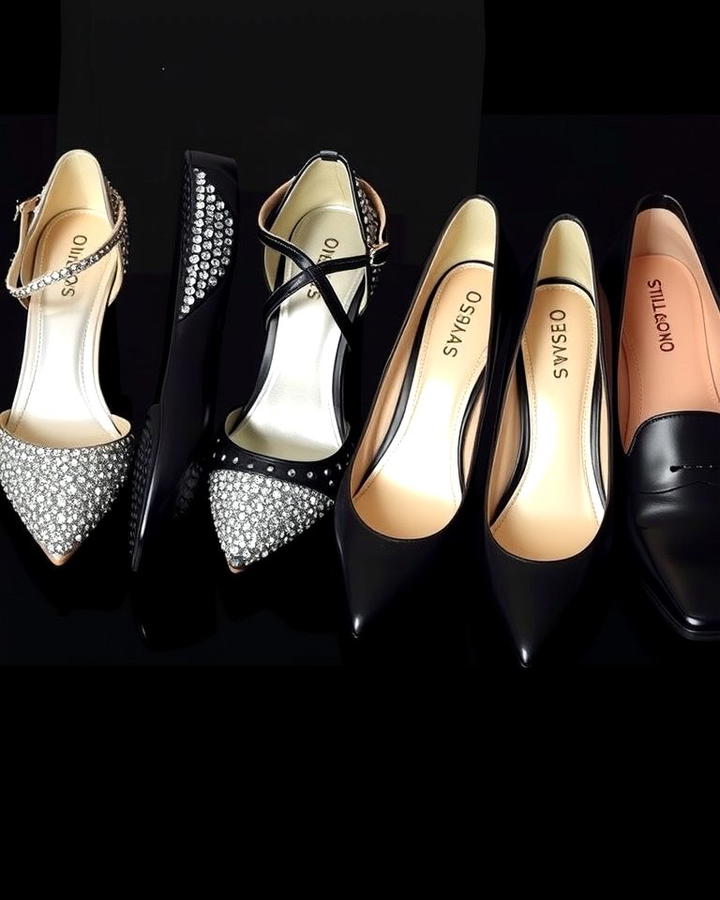 Black Wedding Shoes - 30 Black-Themed Wedding Ideas