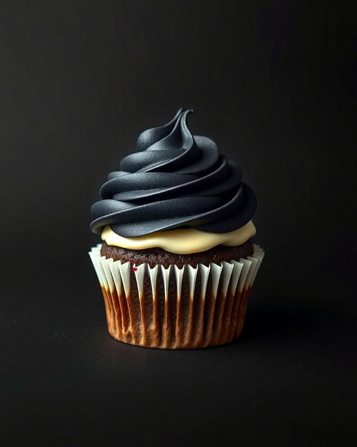 Black and White Cupcakes - 30 Wedding Cupcake Ideas