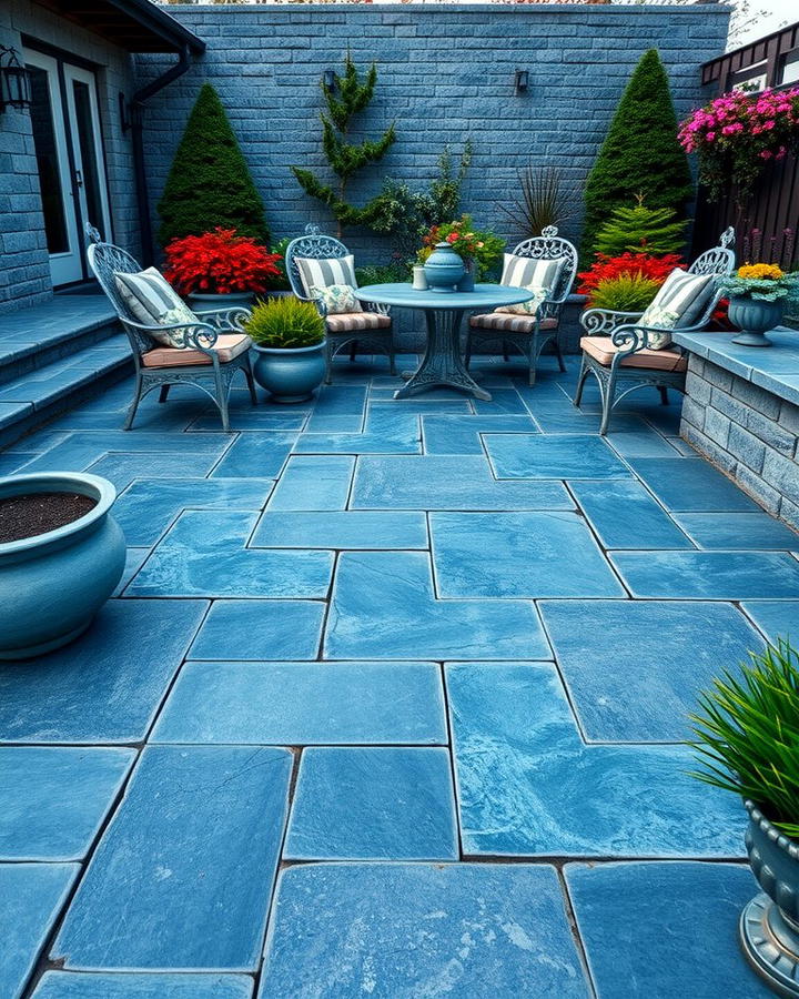 Bluestone Elegance - 25 Stone Patio Ideas