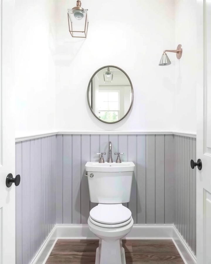 Board and Batten Wainscoting - 25 Powder Room Wainscoting Ideas