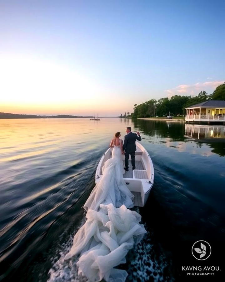 Boat Entrance - 25 Wedding Entrance Ideas