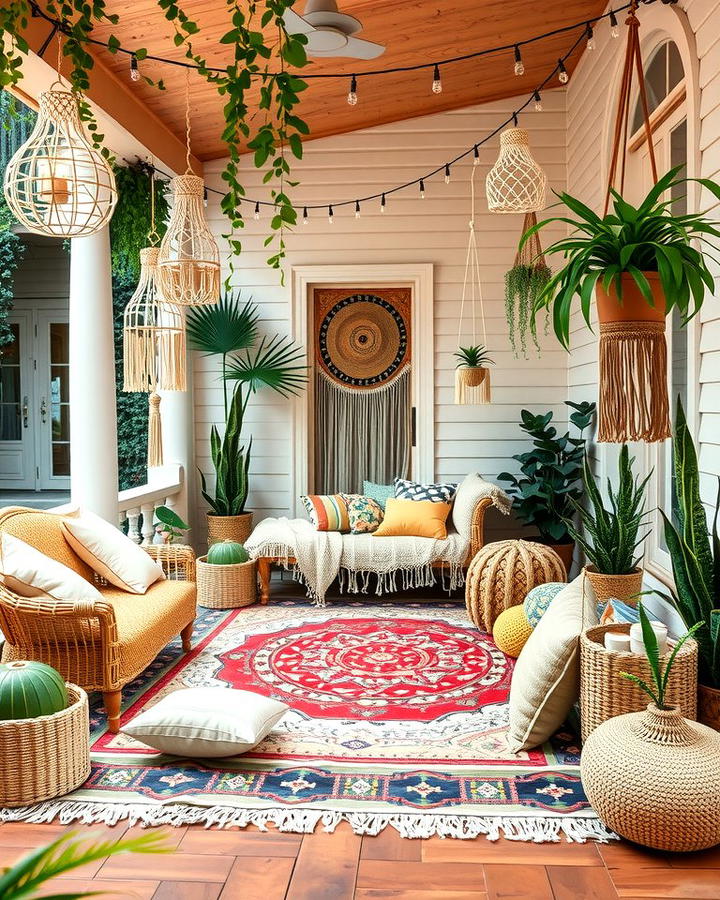 Bohemian Paradise - 25 Side Porch Ideas