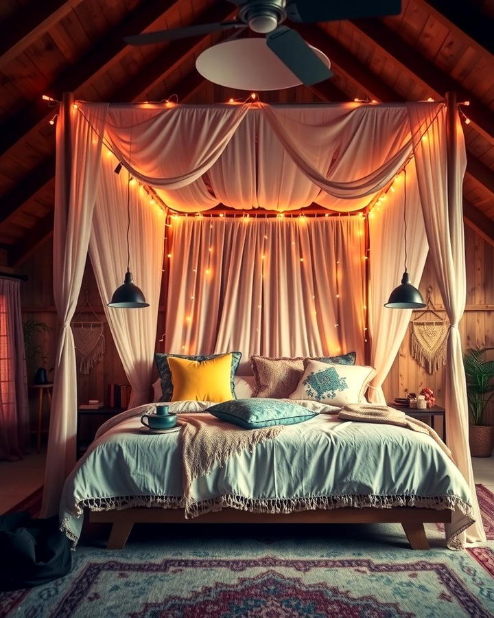 Boho Chic Canopy Beds - 30 Bohemian Maximalist Decor Ideas