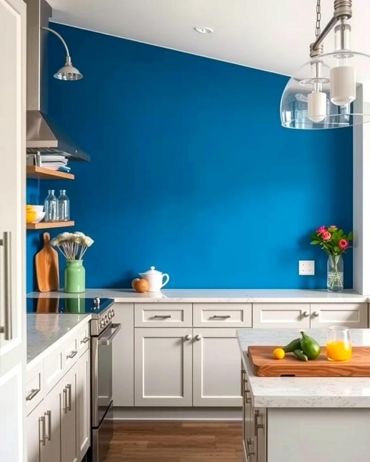 Bold Accent Walls - 25 Transitional Kitchen Ideas