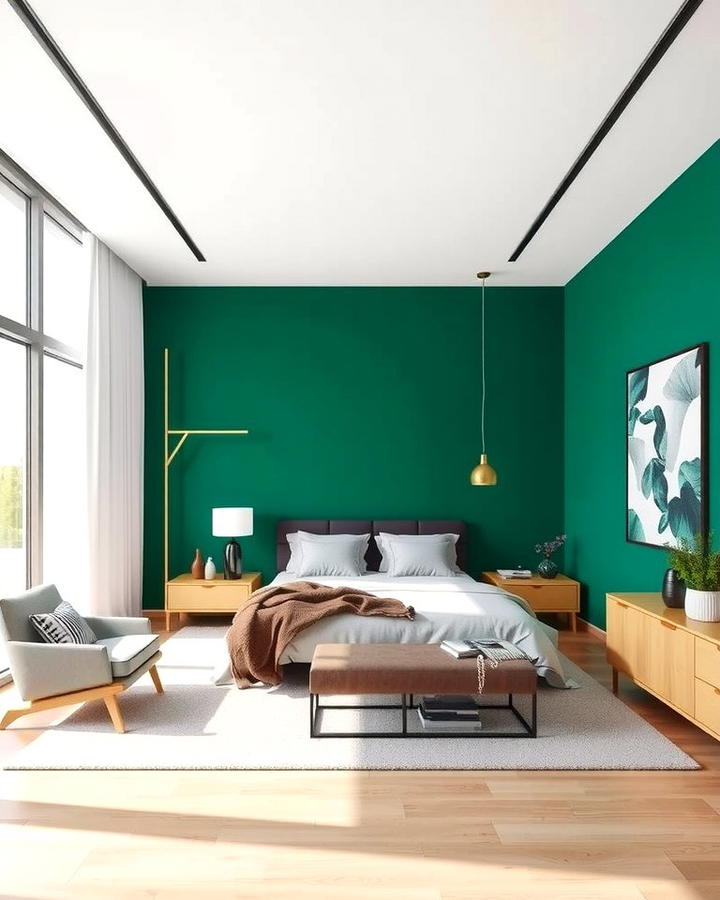 Bold Accent Walls for Impact - 25 Pink and Green Bedroom Ideas