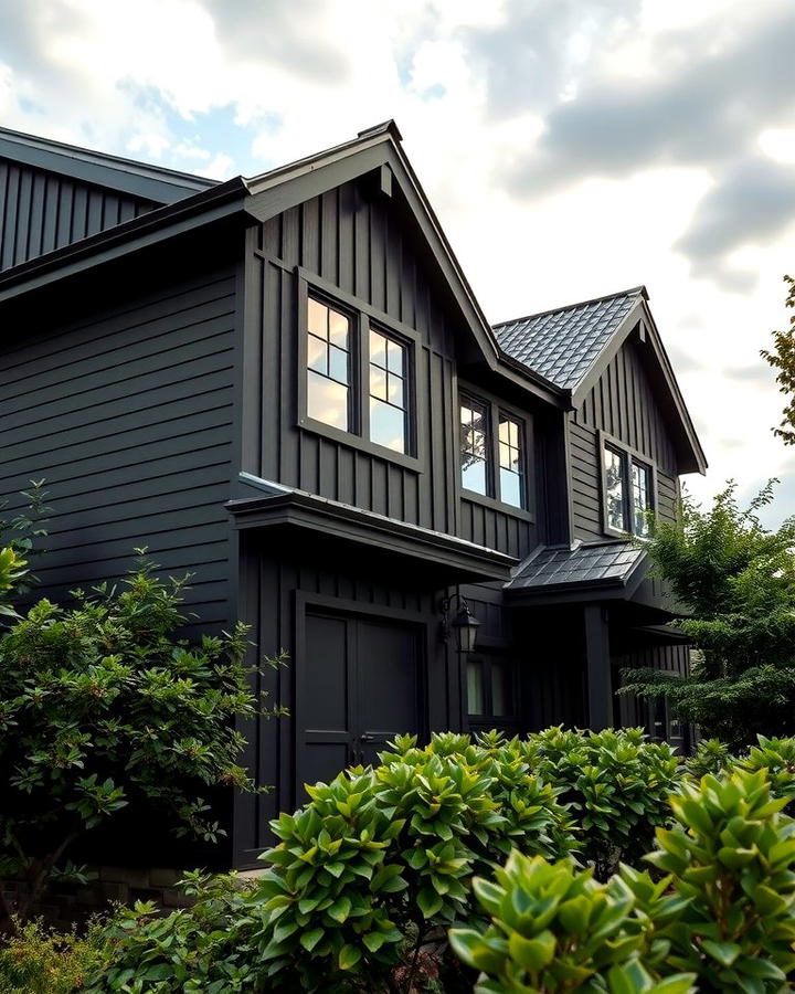 Bold Black Exteriors - 30 Pole Barn and Barndominium House Exteriors