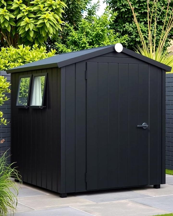 Bold Black - 25 Shed Color Ideas