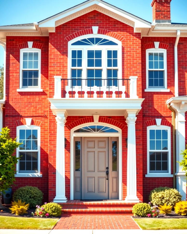 Bold Brick Red Exterior - 25 red home exterior ideas