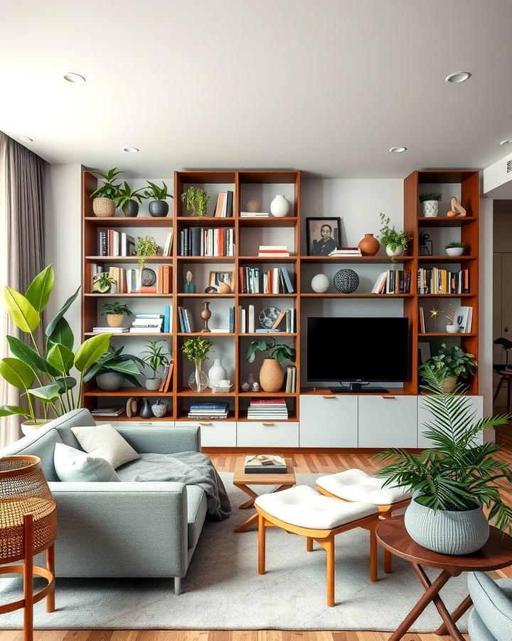 Bookshelf Room Divider - 30 Living Room Furniture Ideas