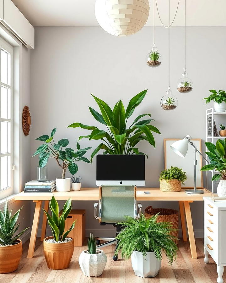 Botanical Touches - 30 Home Office Ideas for Her