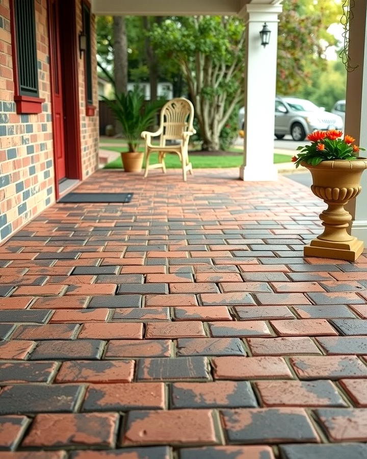 Brick Flooring - 25 Porch Flooring Options