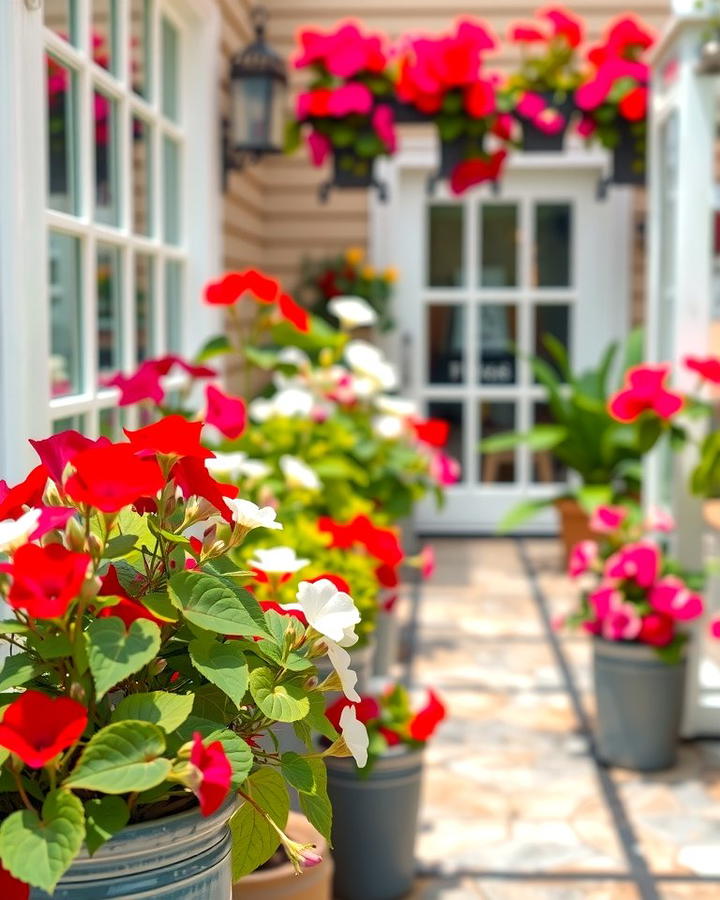 Bright Geraniums for Pops of Color - 25 Patio Plants