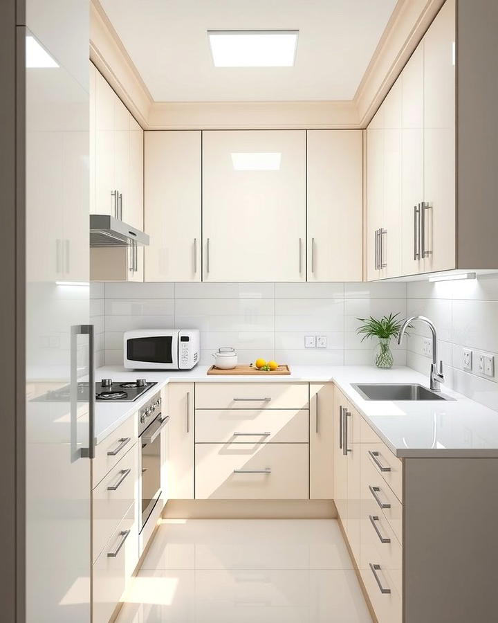 Brightening Small Kitchen Spaces - 25 Off-white Kitchen Cabinets