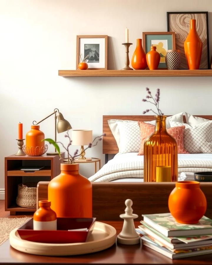 Burnt Orange Decorative Accessories - 30 Burnt Orange Bedroom Ideas