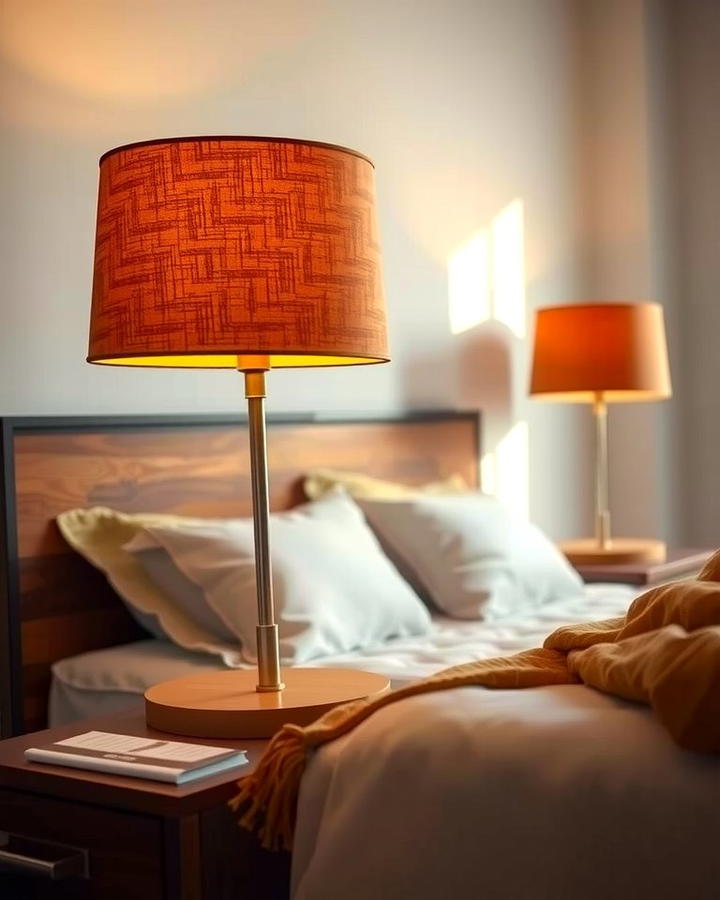 Burnt Orange Lampshades - 30 Burnt Orange Bedroom Ideas