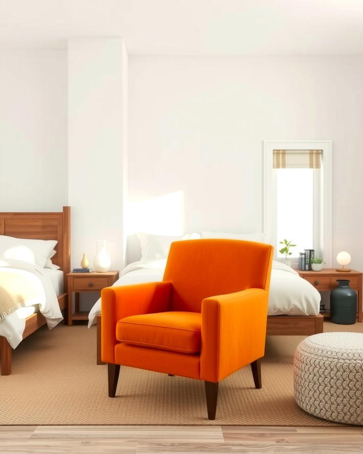 Burnt Orange Statement Furniture - 30 Burnt Orange Bedroom Ideas