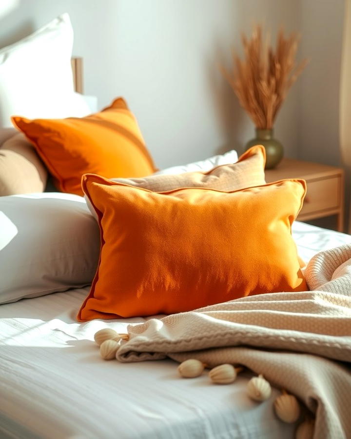 Burnt Orange Throw Pillows 2 - 30 Burnt Orange Bedroom Ideas