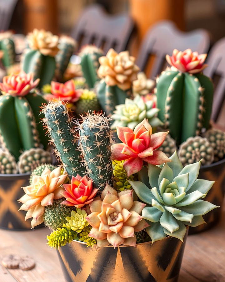 Cactus and Succulent Decor - 25 Western Wedding Ideas