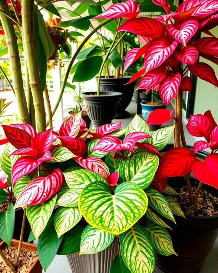 Caladiums for Striking Foliage - 25 Patio Plants